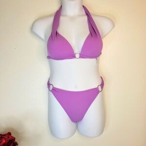 Lavender halter bikini 🩱 size large